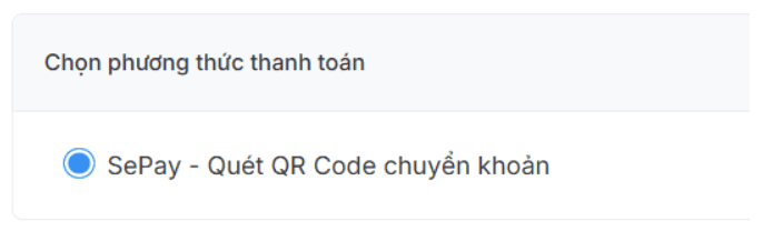 Tên module ở giỏ hàng