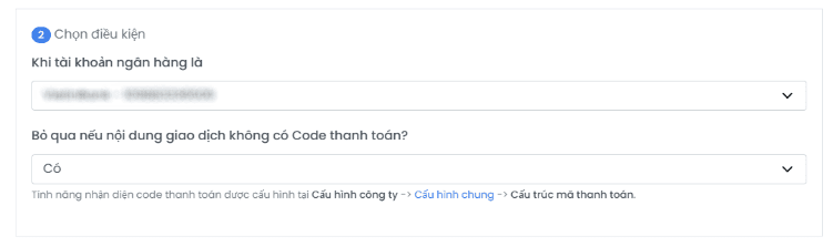 Cấu hình điều kiện