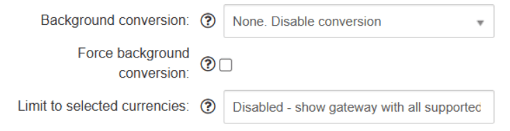 Other default fields