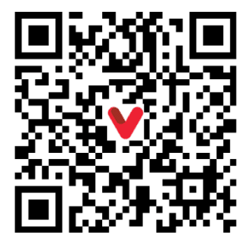 Mẫu 2: QR kèm logo V
