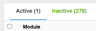 Tab Active/Inactive